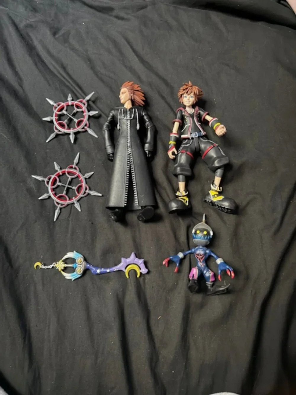 Kingdom Hearts action figures Lot of 3